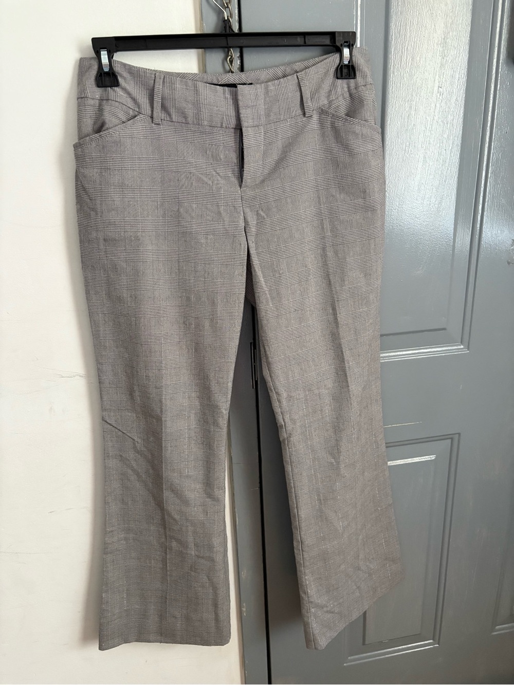 Arden B Gray Straight Leg Dress Pants